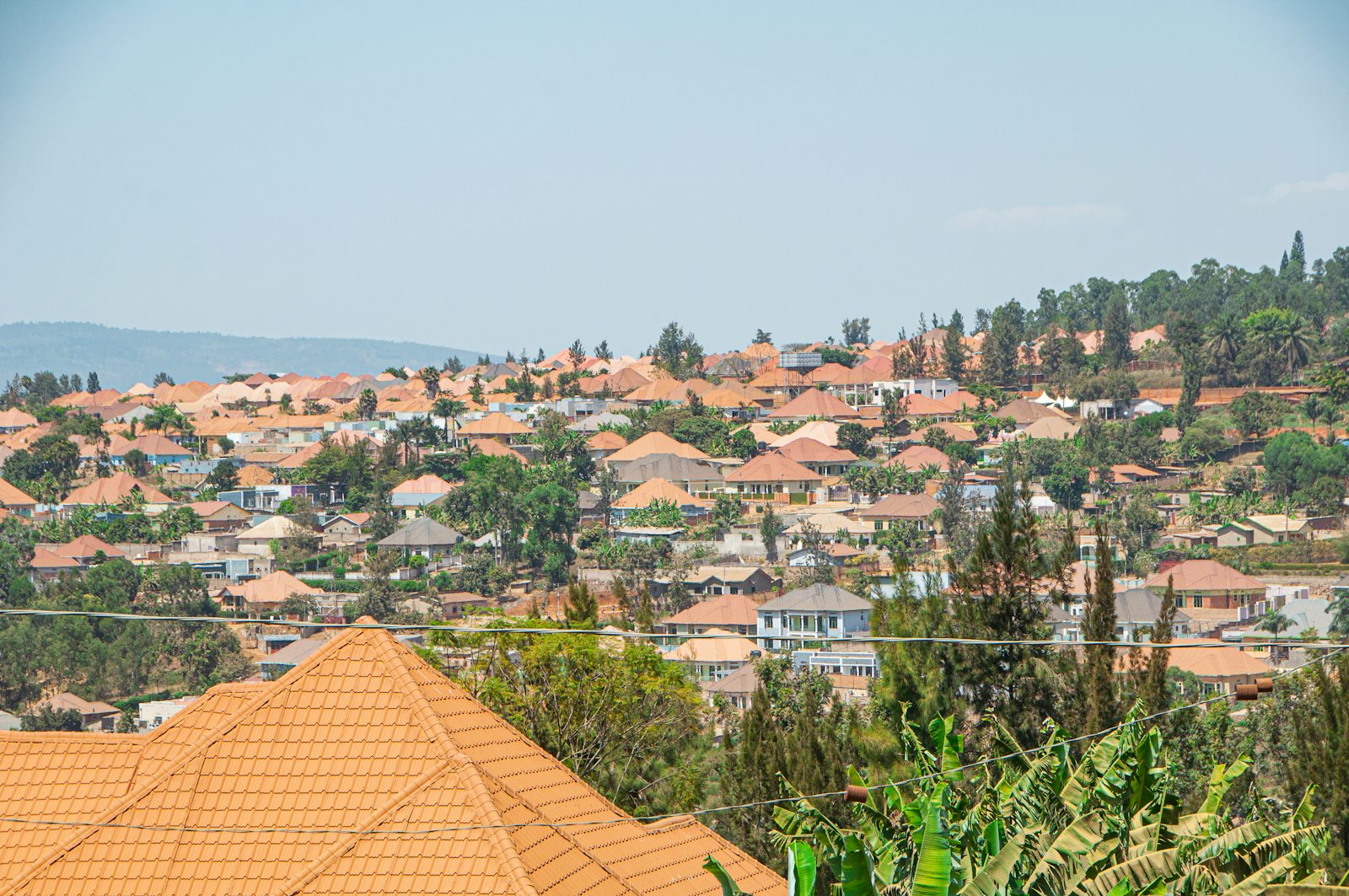 Kigali, Rwanda, representative neighborhood view